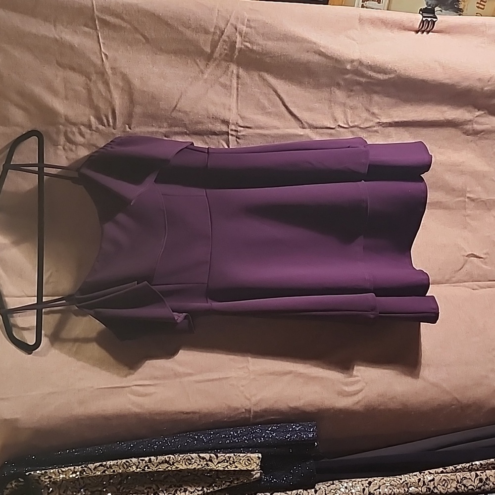 B DARLIN sleeveless, size 15/16, plum color